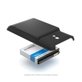 Аккумулятор FL-53HN для телефона Lg P990 Optimus 2X Black, Li-ion, 2800 mAh